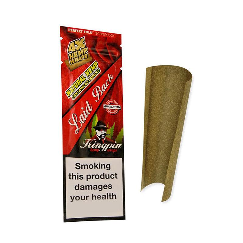 Kingpin Flavoured Hemp Wraps - Laid Back Cinnabon (4 Pack) - Image 2