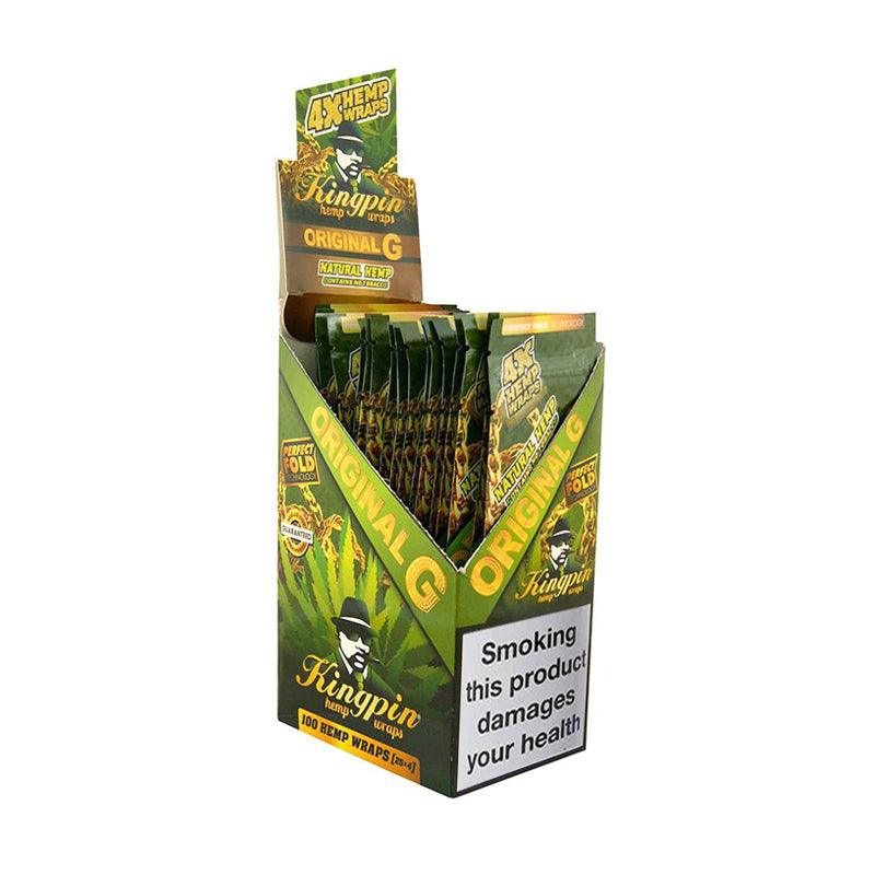 Kingpin Flavoured Hemp Wraps - Original G (4 Pack) - Image 3