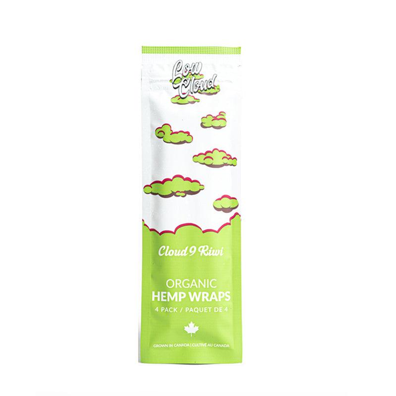 Low Cloud Flavoured Hemp Wraps - Cloud 9 Kiwi (4 Pack)