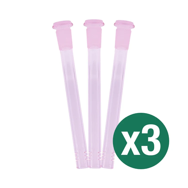Pink Glass Diffusor Downstem 14mm (3 Pack)
