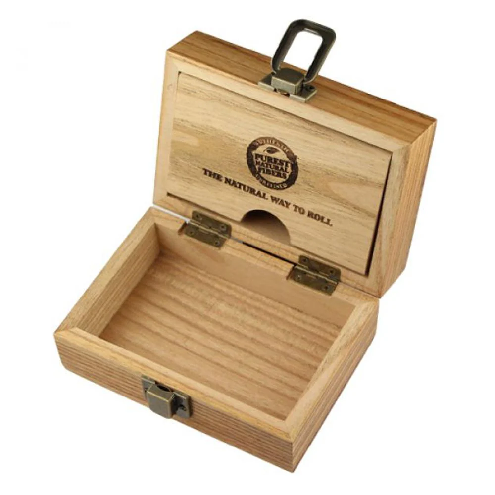 Classic Wood Storage Stash Box - Image 2