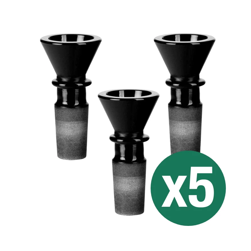 Ribbed Glass Cone Piece 14mm (5 Pack) - Image 4