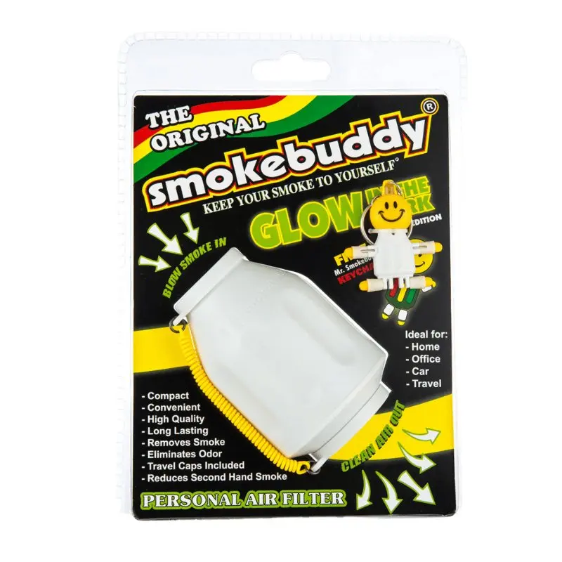 Smoke Buddy Original Personal Air Filter - Glow In The Dark White