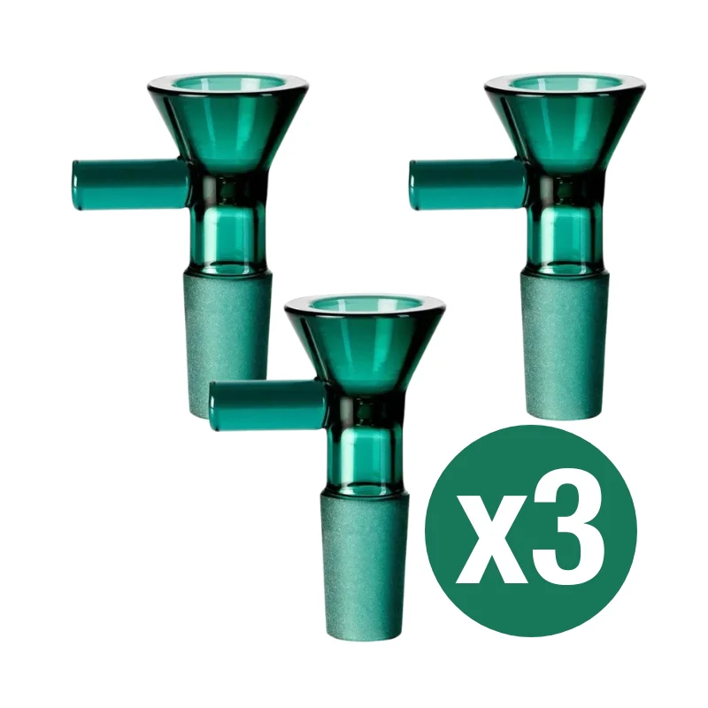 Tab Handle Glass Cone Piece 14mm (3 Pack) - Image 5