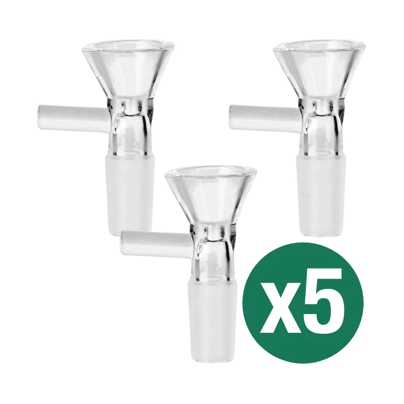Tab Handle Glass Cone Piece 14mm (5 Pack) - Image 4