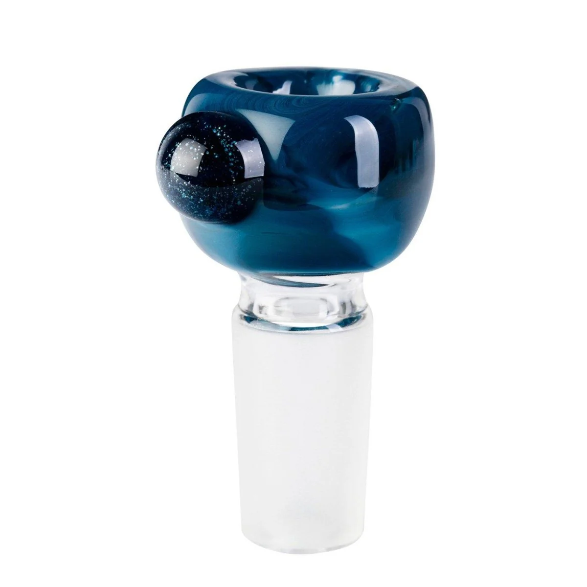 Tribal Glass Cone Piece 14mm - Blue