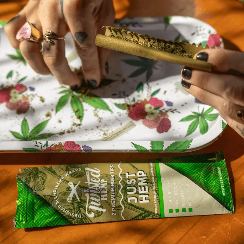 Twisted Hemp Flavoured Hemp Wraps - Just Hemp (2 Pack) - Image 4