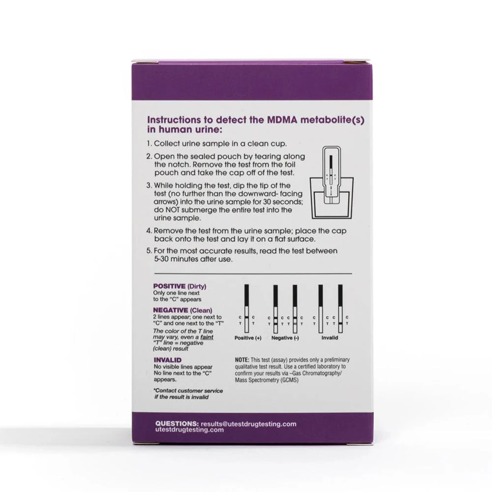 uTest Ecstasy MDMA Drug Test - 500ng/mL - Image 2