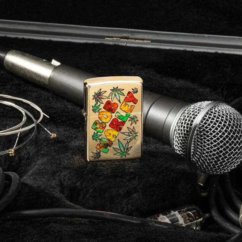 Zippo Bob Marley High Polish Brass Lighter - Image 2