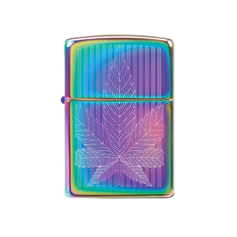 Zippo Cannabis High Polished Multi Colour Lighter