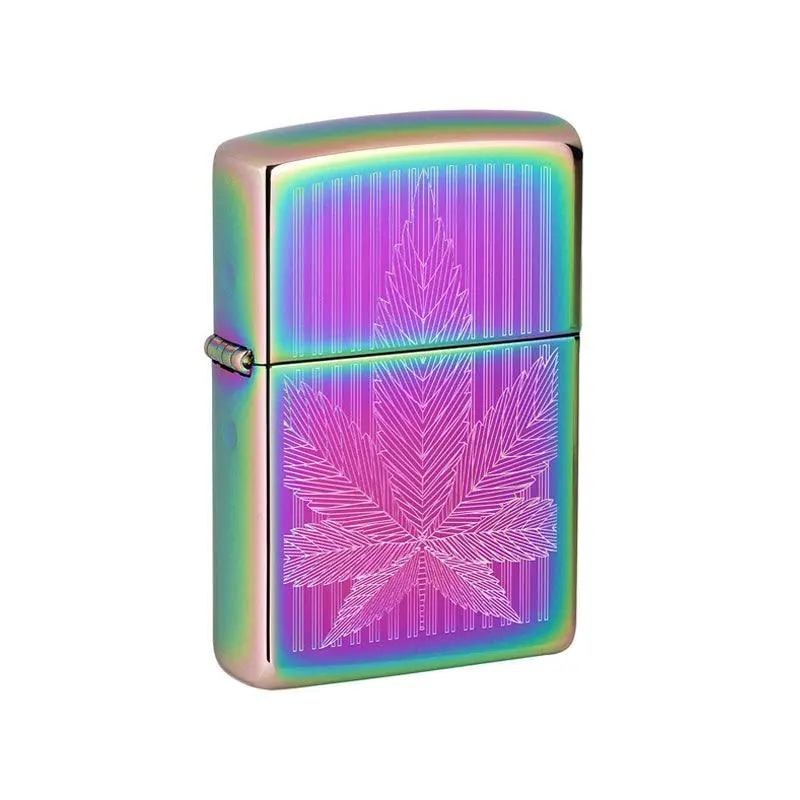 Zippo Cannabis High Polished Multi Colour Lighter - Image 3