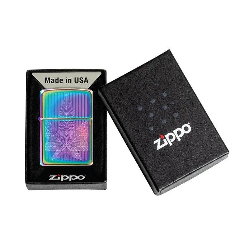 Zippo Cannabis High Polished Multi Colour Lighter - Image 6