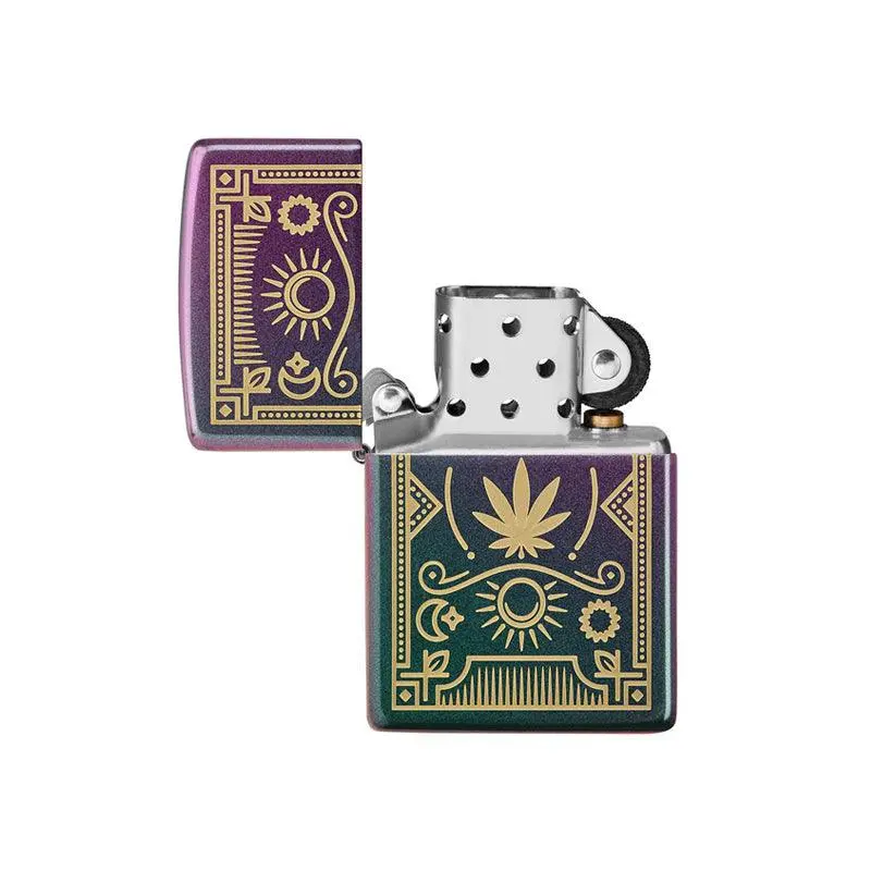 Zippo Cannabis Iridescent Lighter - Image 4