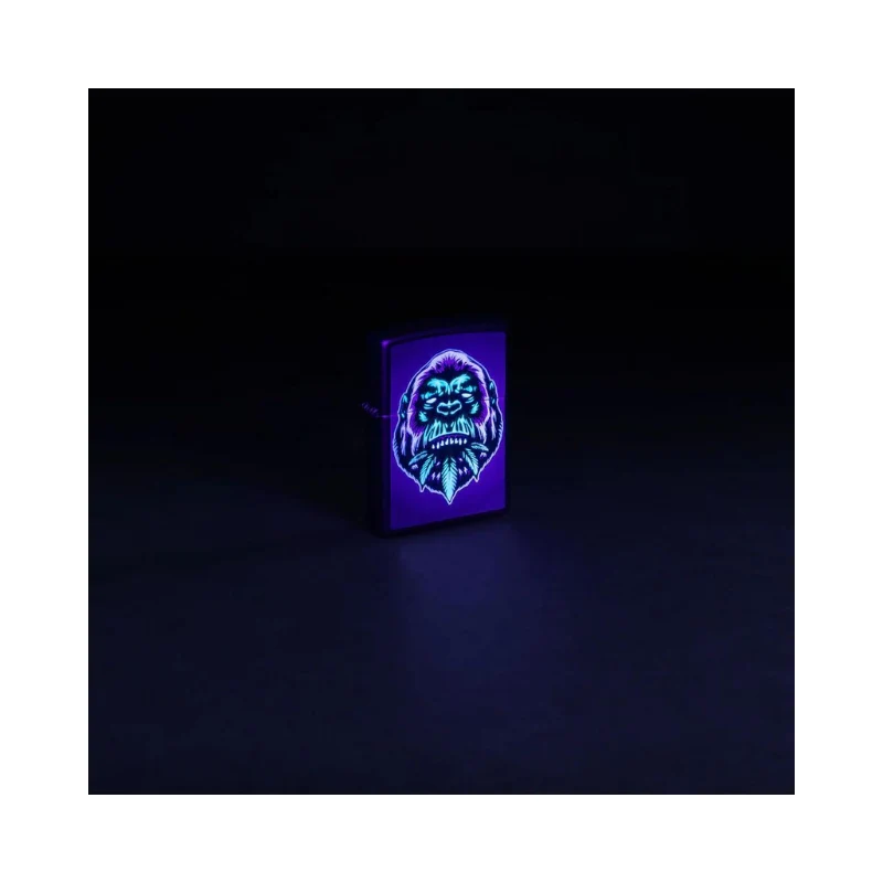 Zippo Cannabis Gorilla Matte Blacklight Lighter - Image 2