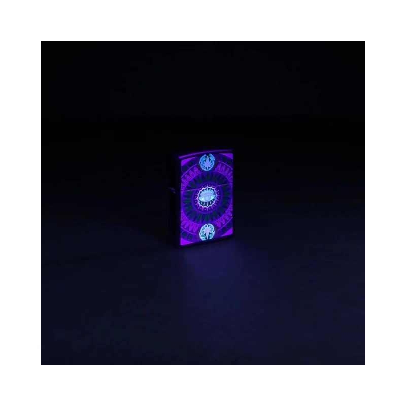 Zippo Cannabis Matte Blacklight Lighter - Image 2