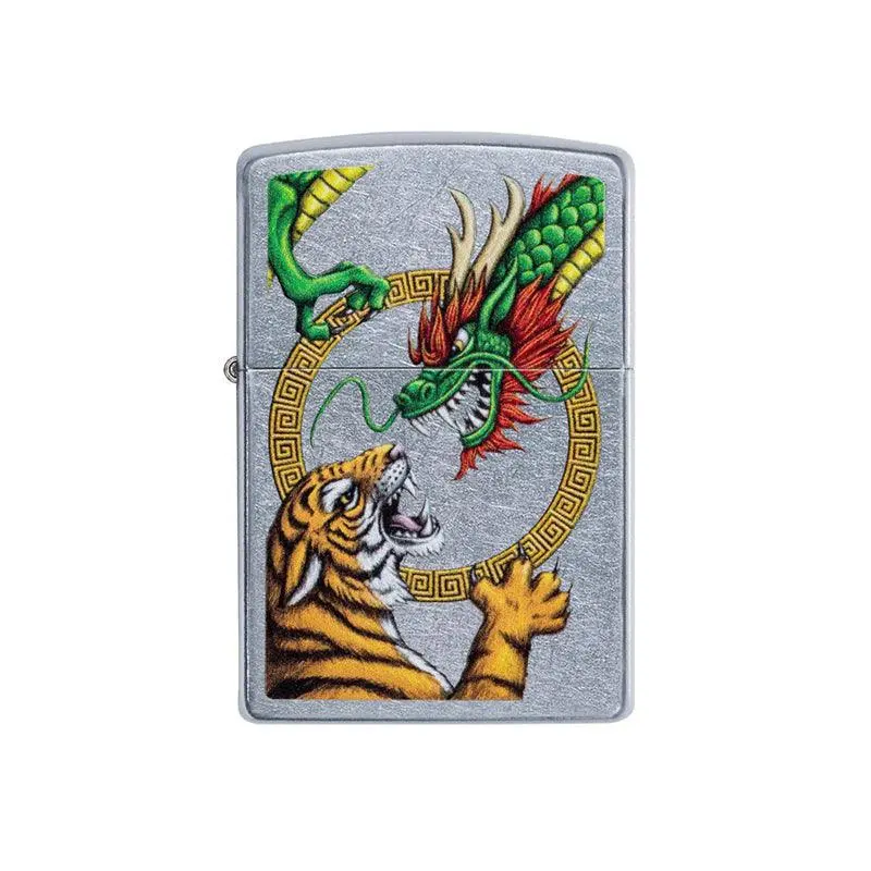 Zippo Chinese Dragon Street Chrome Lighter