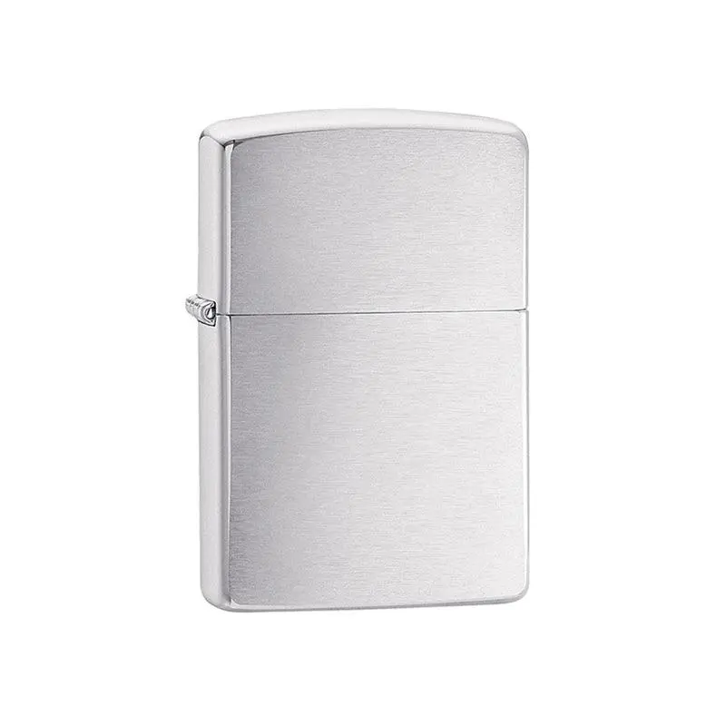 Zippo Classic Brushed Chrome Lighter - Image 2