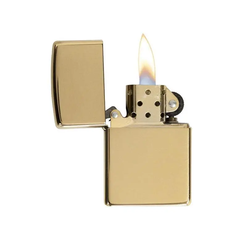 Zippo Classic High Polish Brass Lighter - Image 4