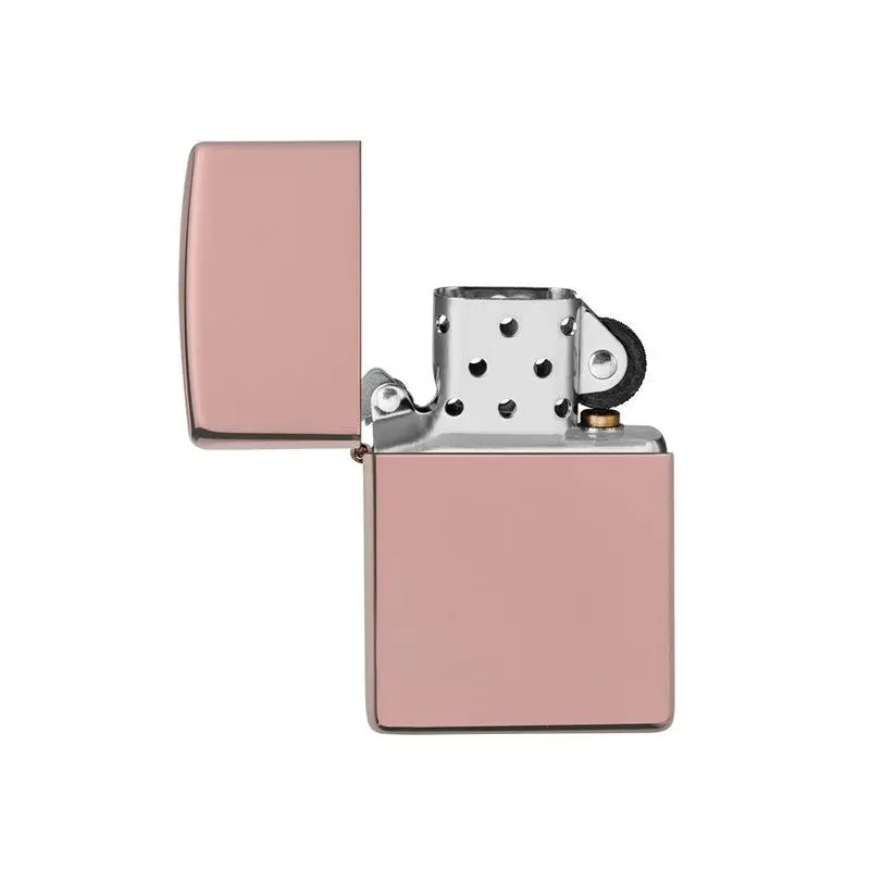 Zippo Classic High Polish Rose Gold Lighter - Image 4