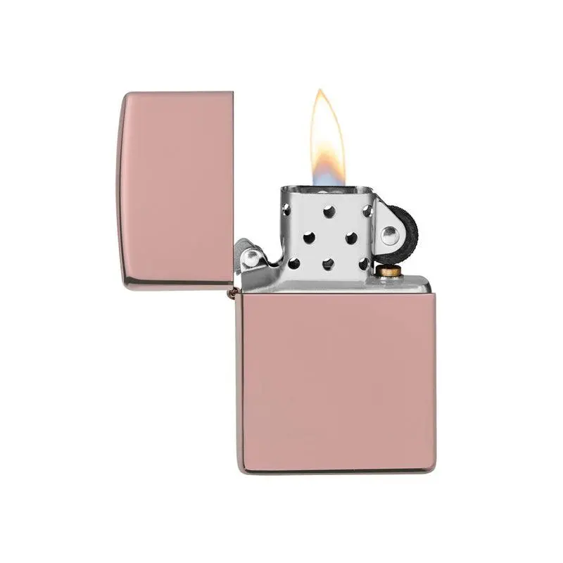 Zippo Classic High Polish Rose Gold Lighter - Image 5