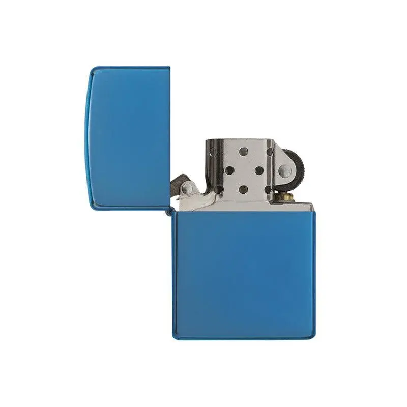 Zippo Classic High Polish Sapphire Lighter - Image 3