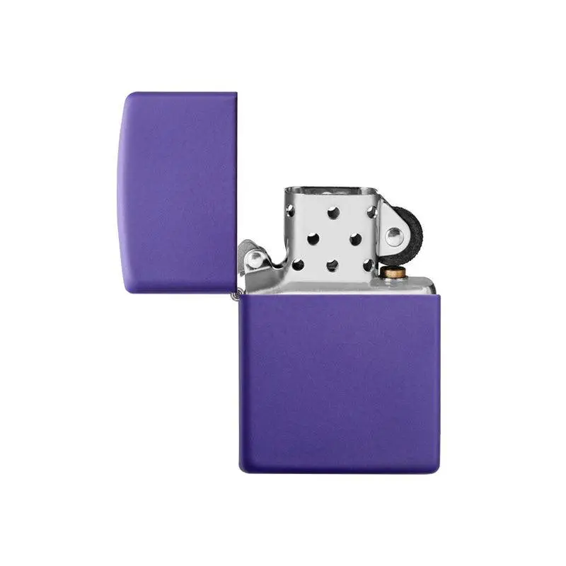 Zippo Classic Purple Matte Lighter - Image 3