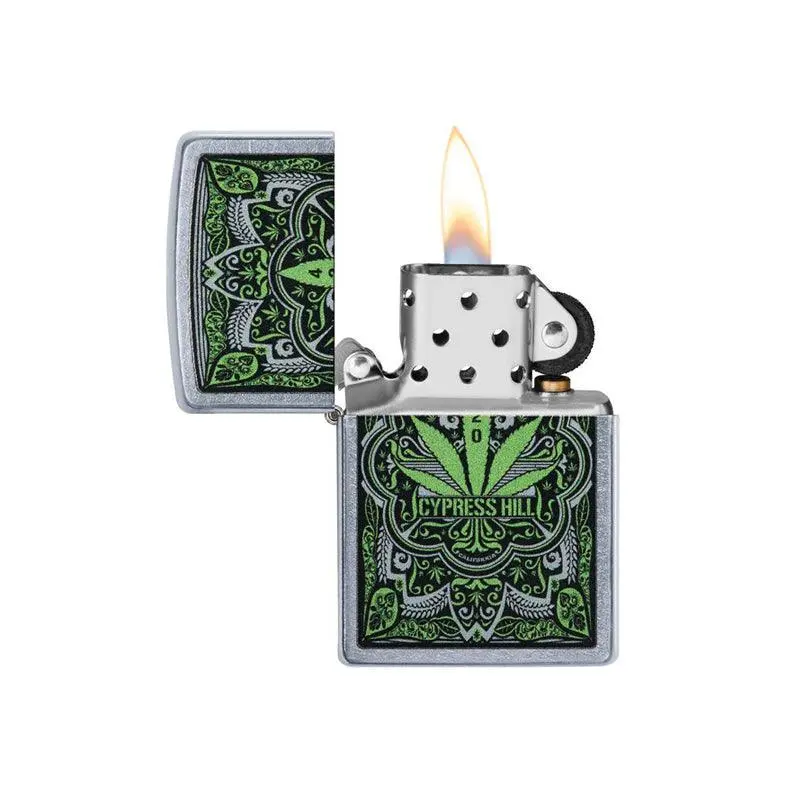 Zippo Cypress Hill Street Chrome Lighter - Image 4