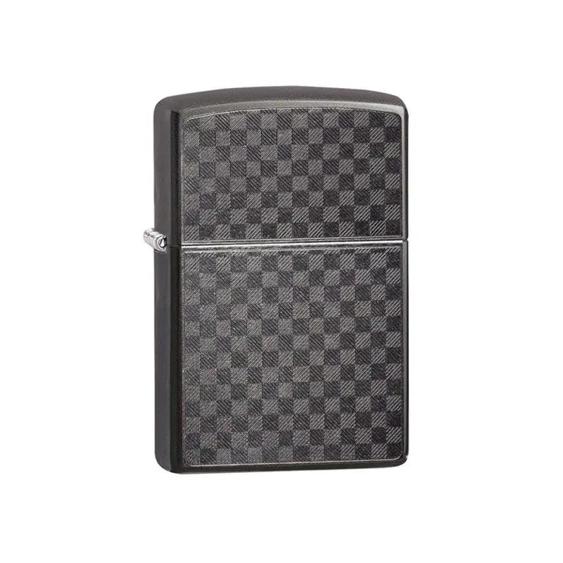 Zippo Grey Iced Carbon Fibre Lighter - Image 2