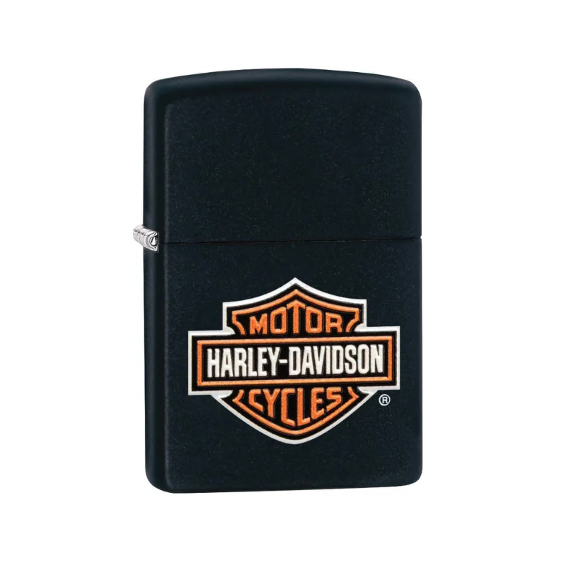 Zippo Harley Davidson Motor Cycles Matte Black Lighter - Image 7