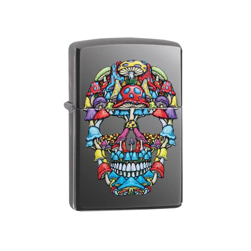 Zippo Black Ice Coloured Skull Design Lighter - Image 3
