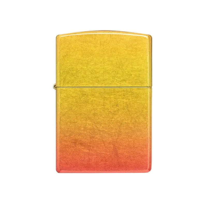 Zippo Ombre Orange Yellow Fusion Metallic Lighter