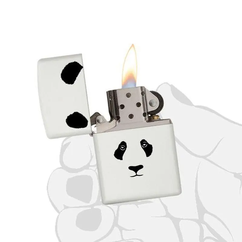 Zippo Panda White Matte Lighter - Image 6