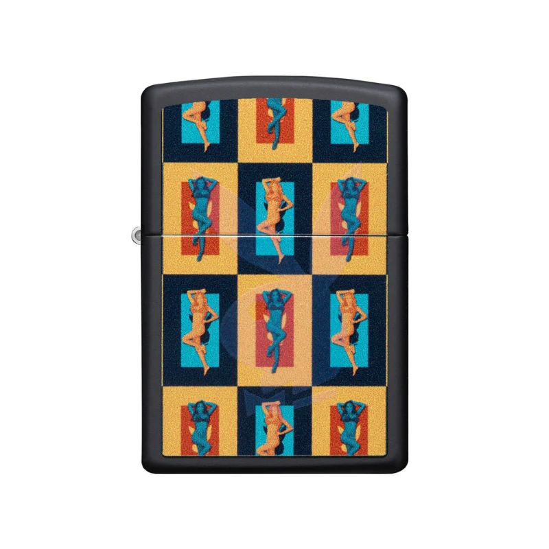 Zippo Playboy Matte Blacklight Lighter