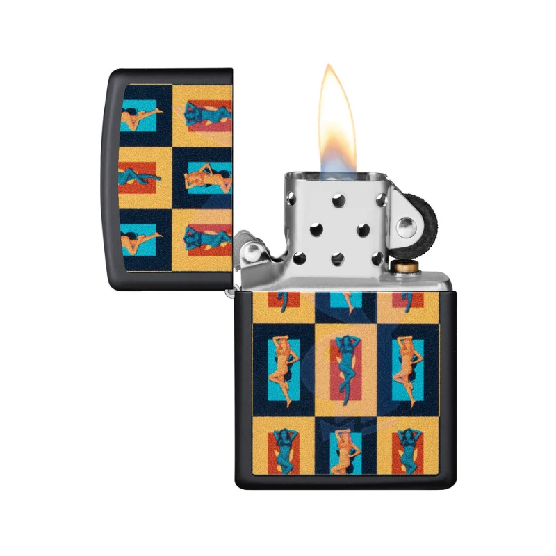 Zippo Playboy Matte Blacklight Lighter - Image 5