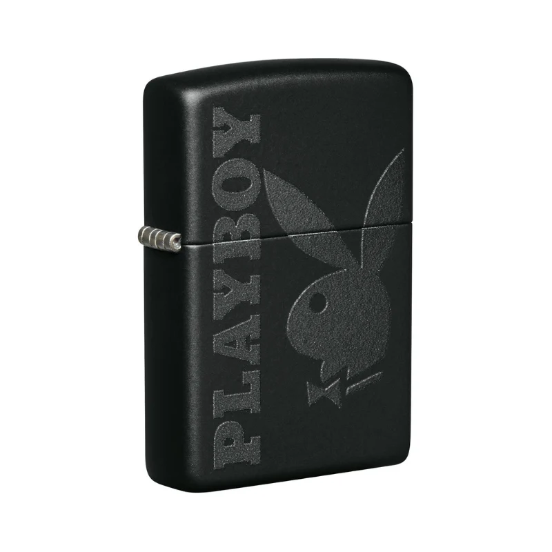 Zippo Playboy Black Matte Lighter - Image 5