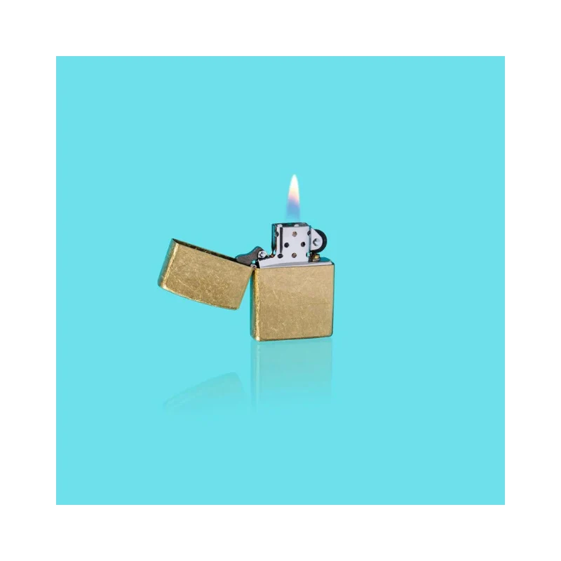 Zippo Classic Street Brass Lighter - Image 2