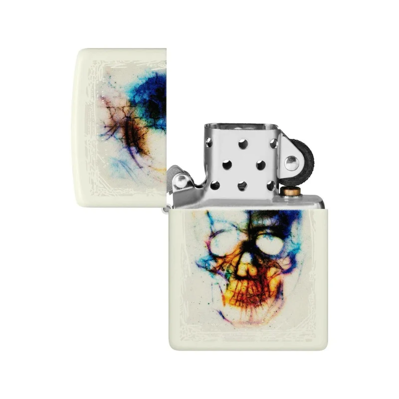Zippo Skull Glow In The Dark Lighter - Image 5