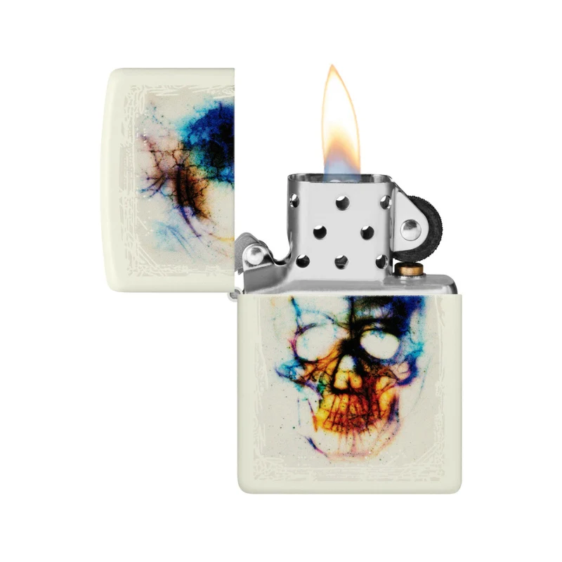 Zippo Skull Glow In The Dark Lighter - Image 6