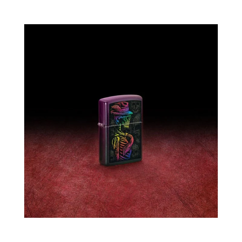 Zippo Rainbow Skull Lighter - Image 2
