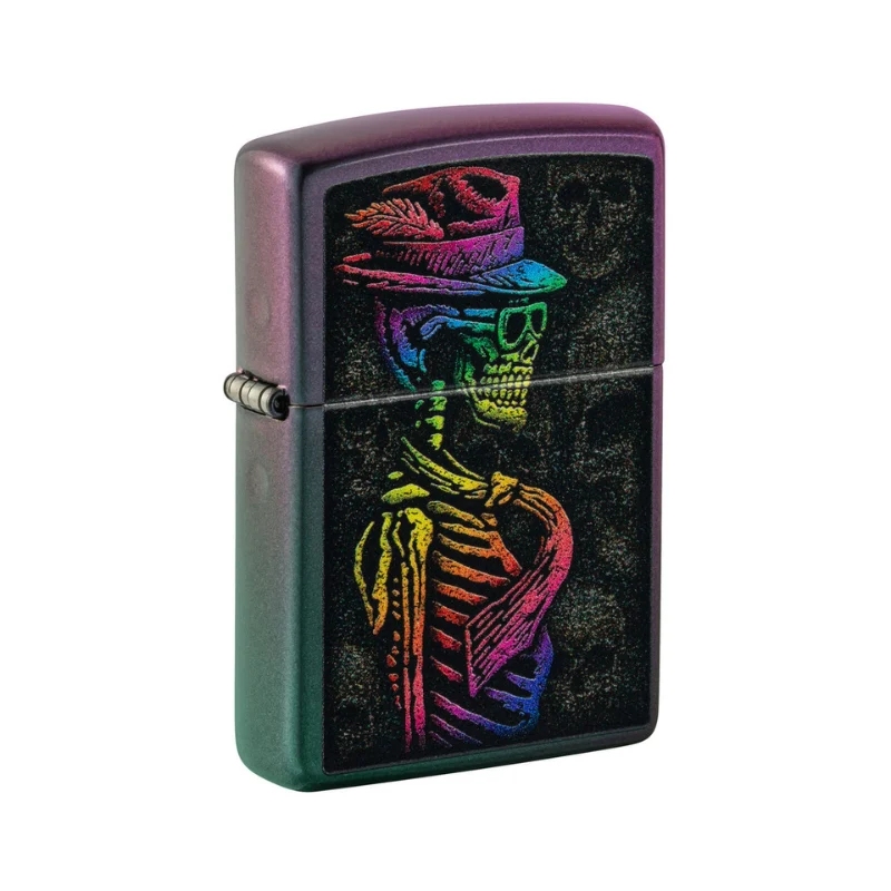 Zippo Rainbow Skull Lighter - Image 3