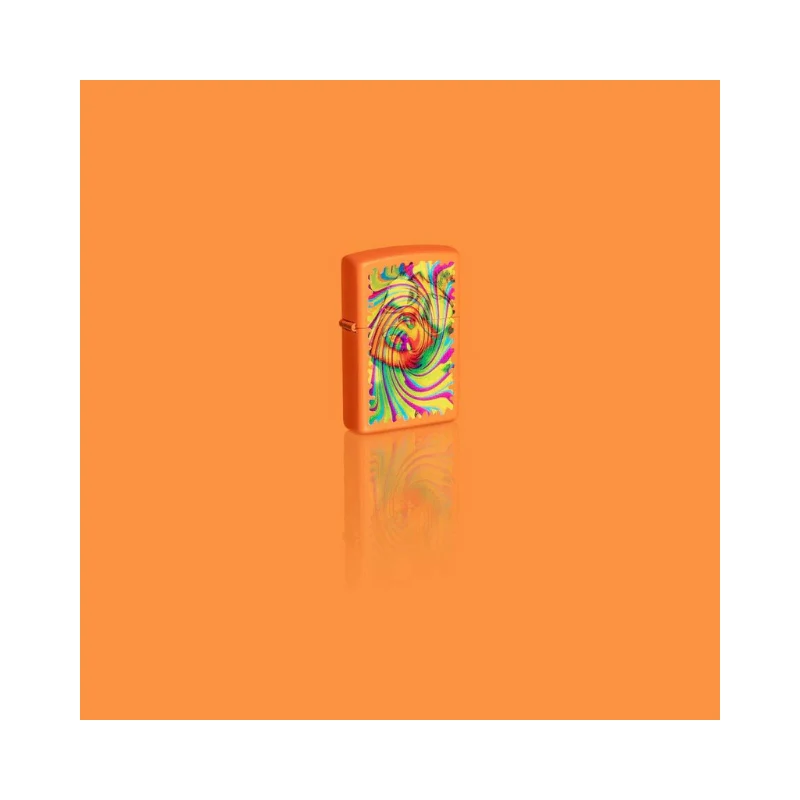 Zippo Sunglasses Orange Matte Lighter - Image 2