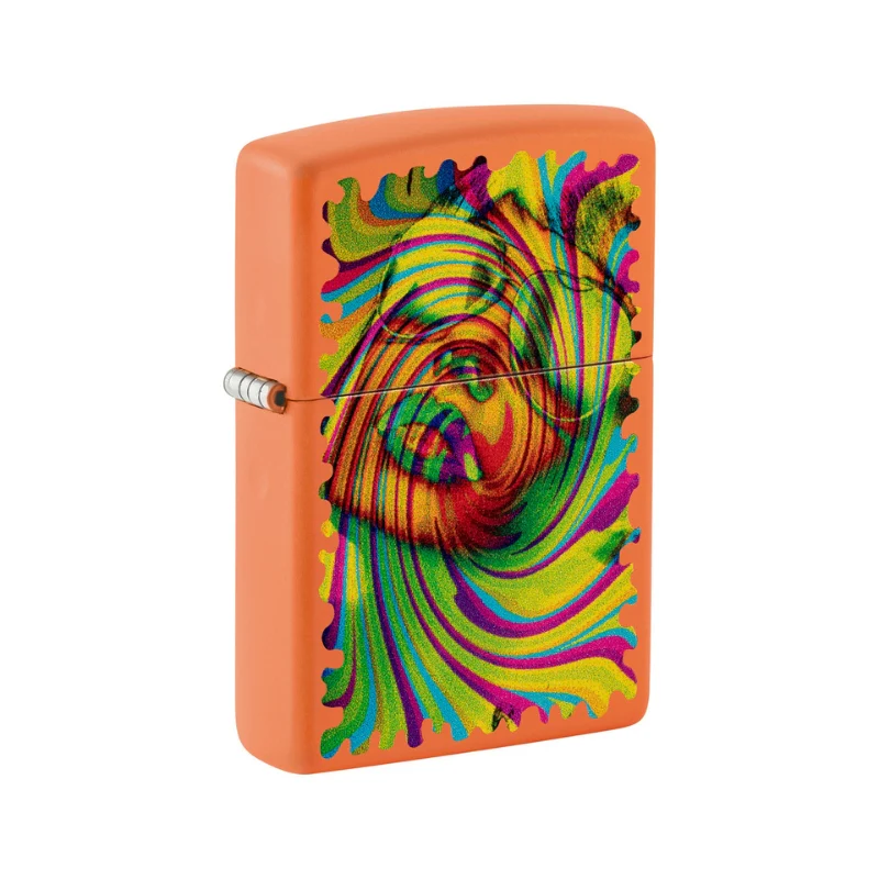 Zippo Sunglasses Orange Matte Lighter - Image 3