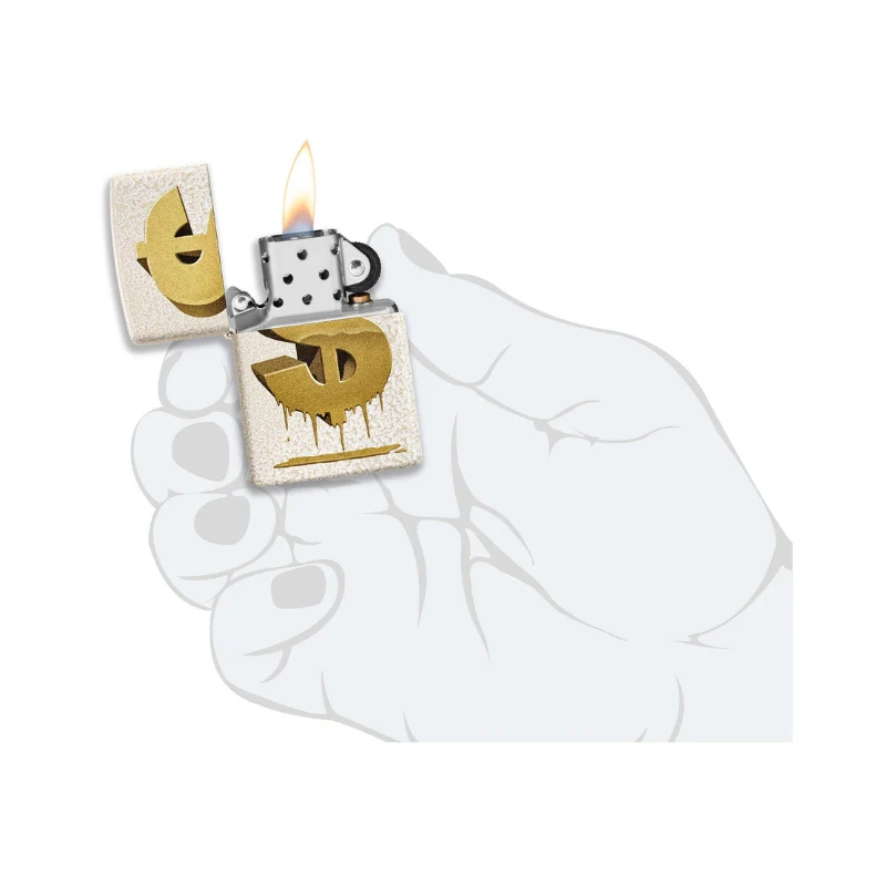 Zippo Drippy Dollar Sign Lighter - Image 7